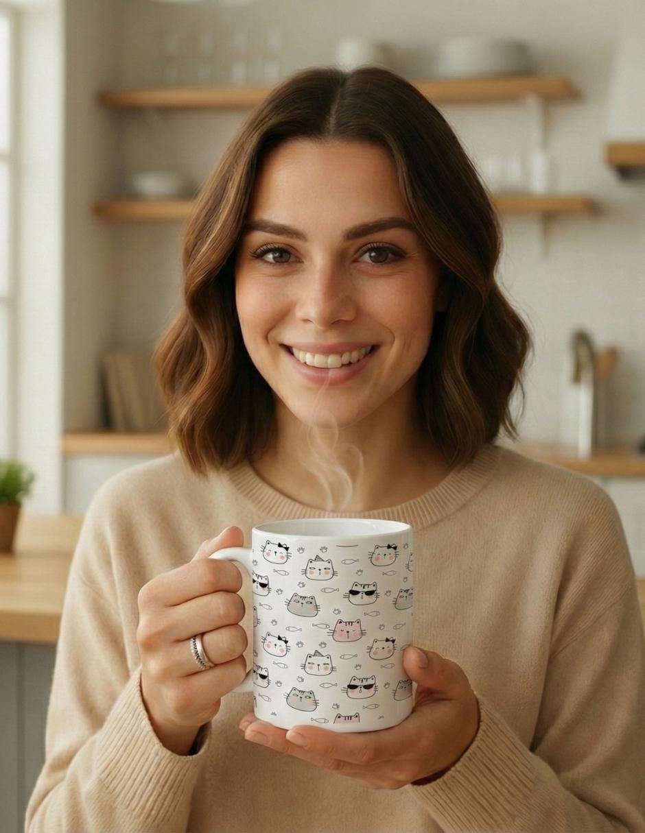 Taza americana Gatos 2