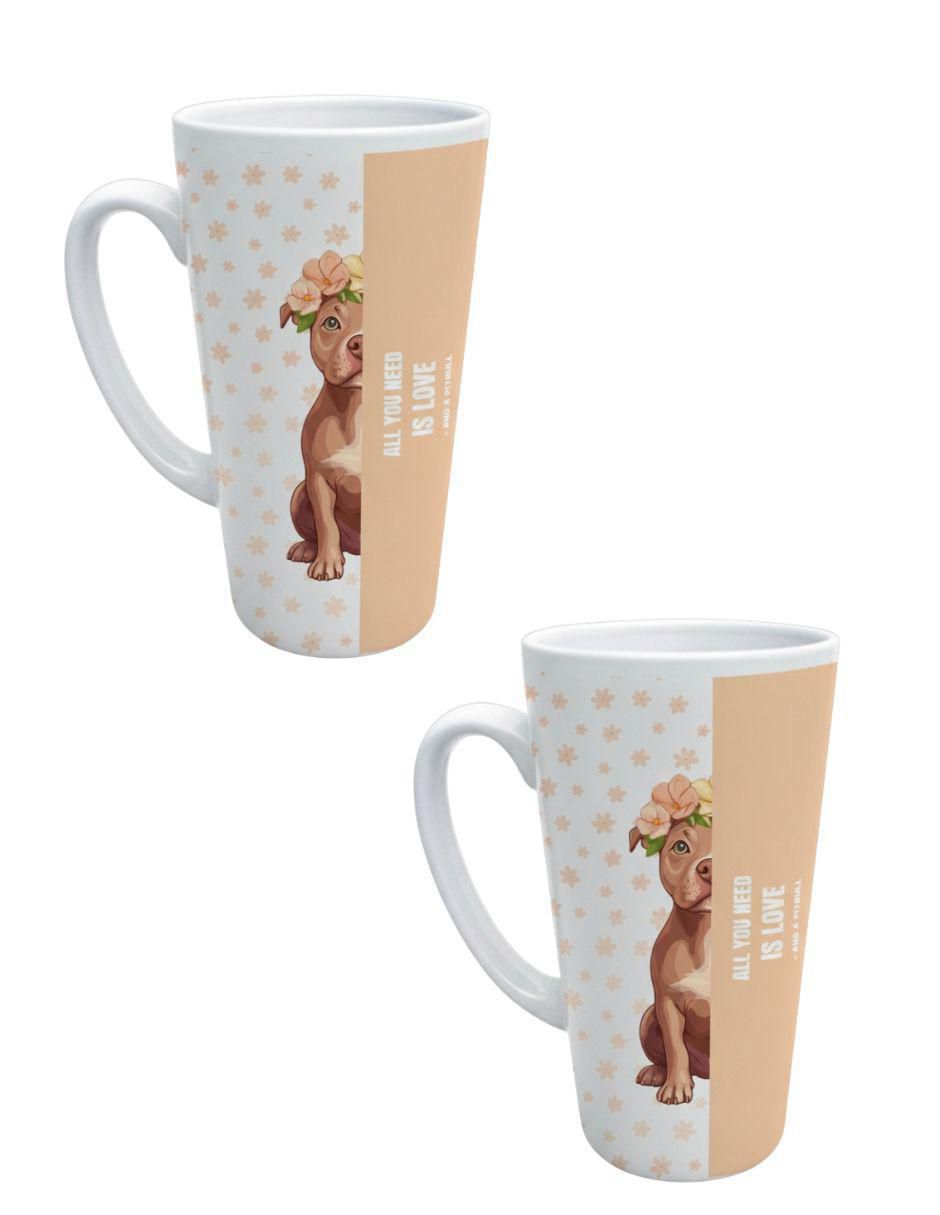Set de tazas clásicas All You Need Is Love 2 piezas