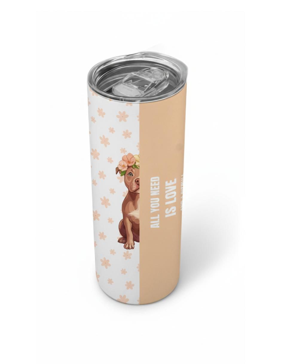 Set termo de acero inoxidable All You Need is Love con tapa a presión 2