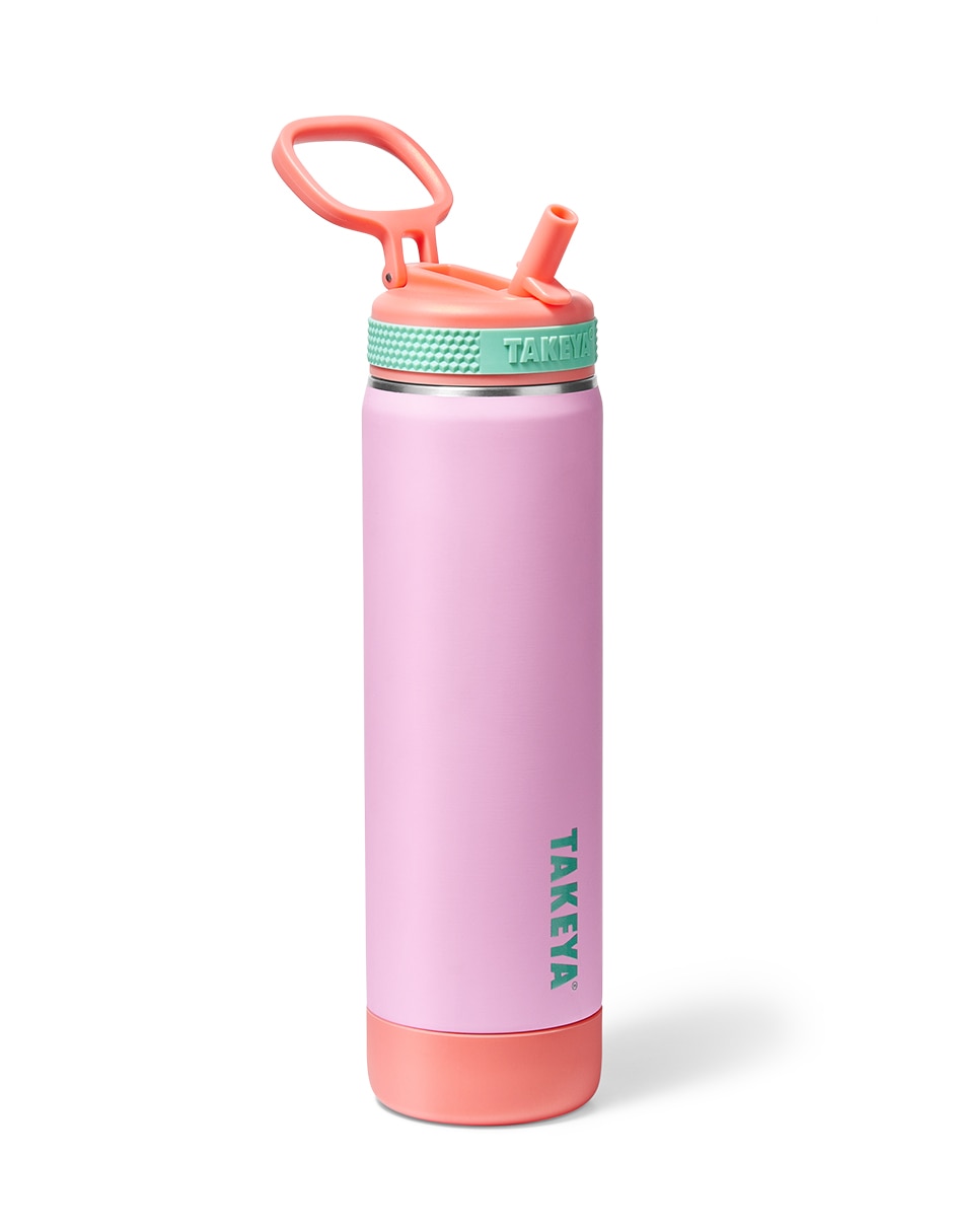 Termo de acero inoxidable Takeya Soft Touch con tapa flip top 650 ml 2