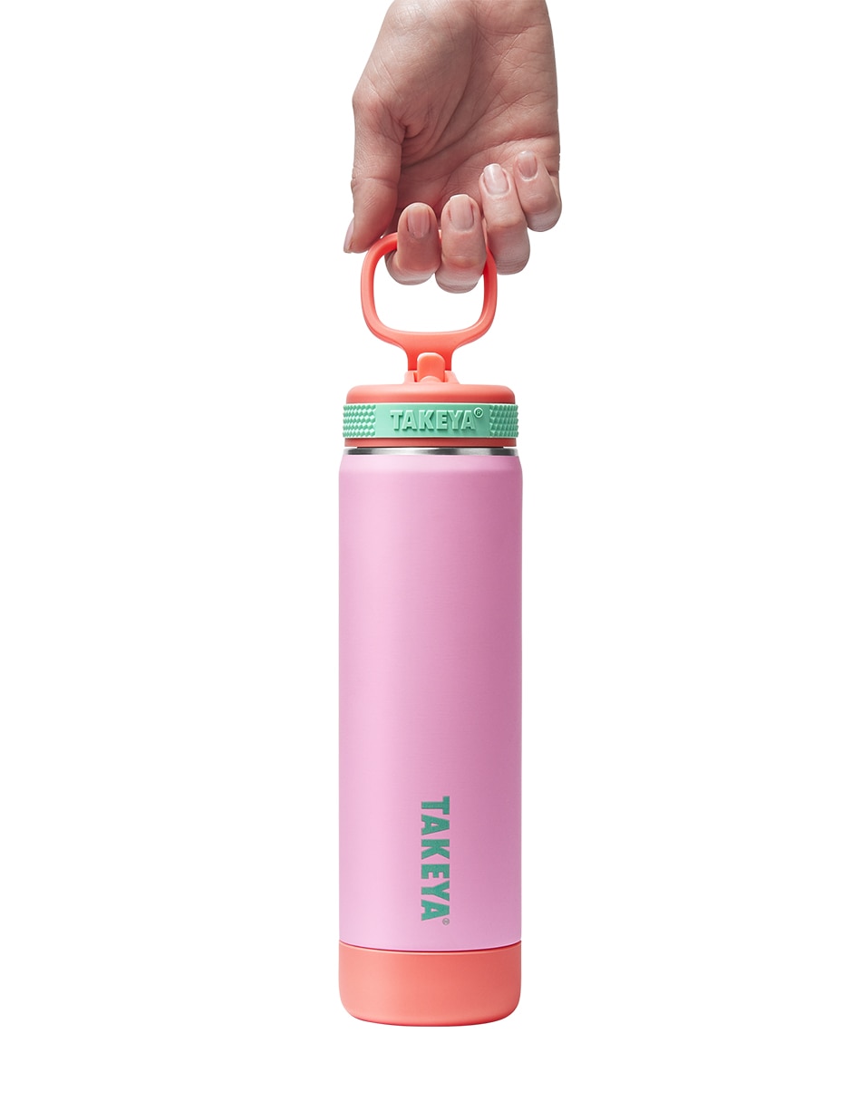 Termo de acero inoxidable Takeya Soft Touch con tapa flip top 650 ml 3