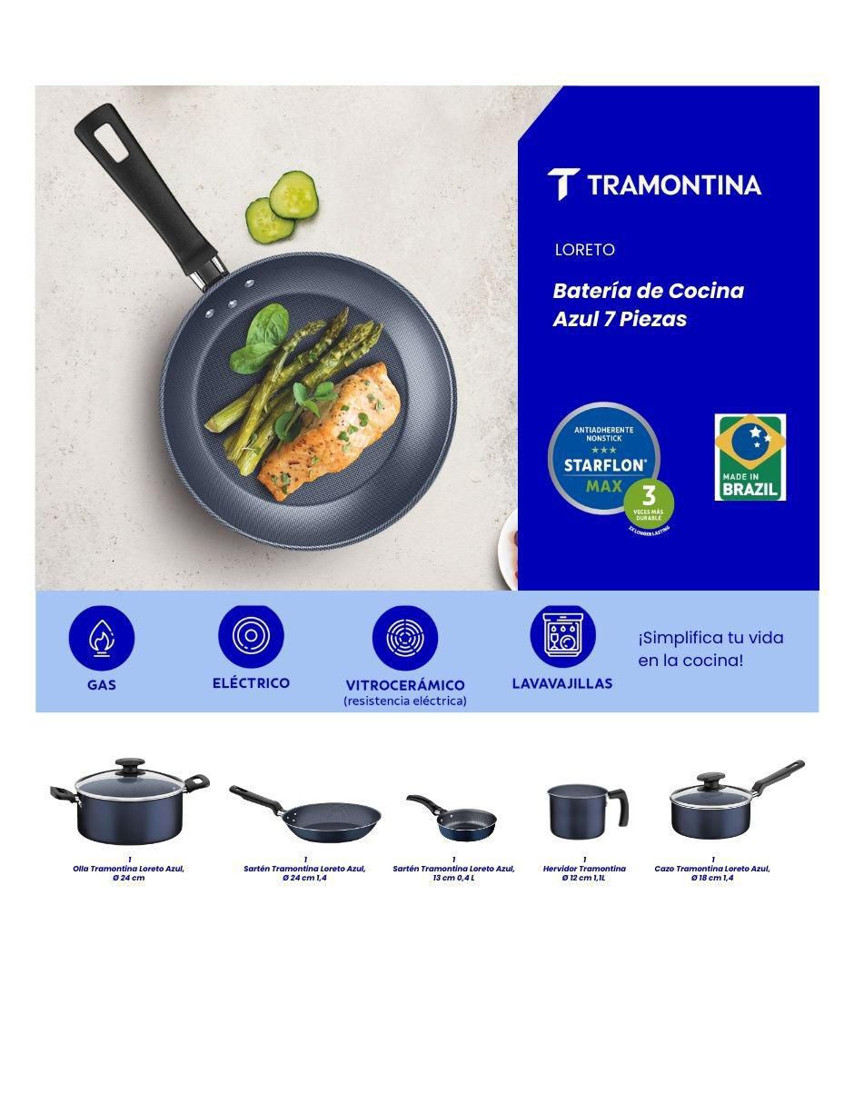 Batería de cocina Loreto de aluminio antiadherente sin PFOA 7 piezas 6