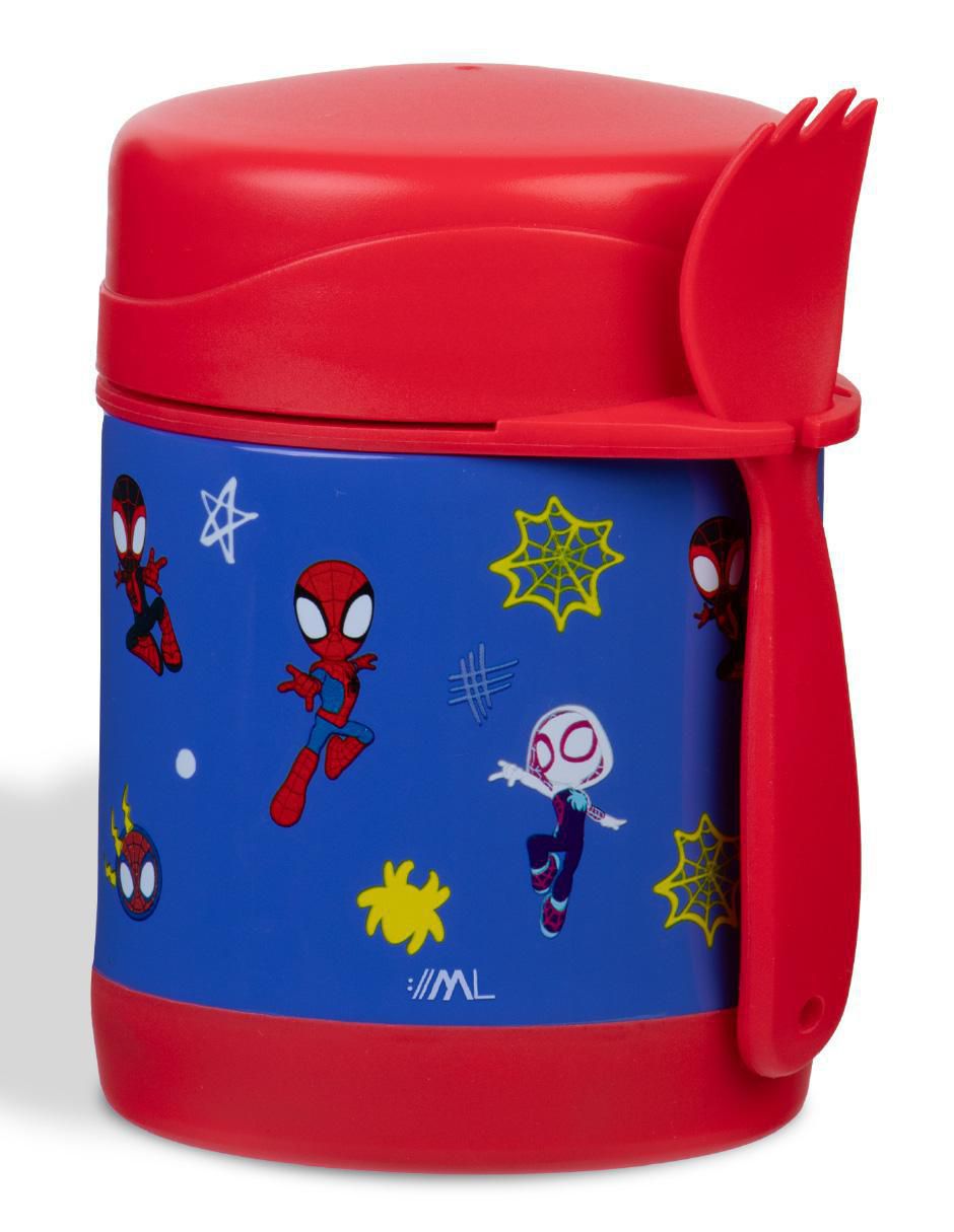 Contenedor Spidey de acero inoxidable 2 piezas