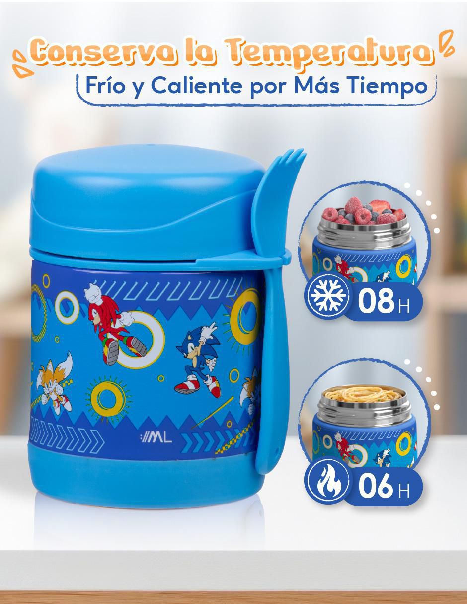 Contenedor Sonic de acero inoxidable 2 piezas 2