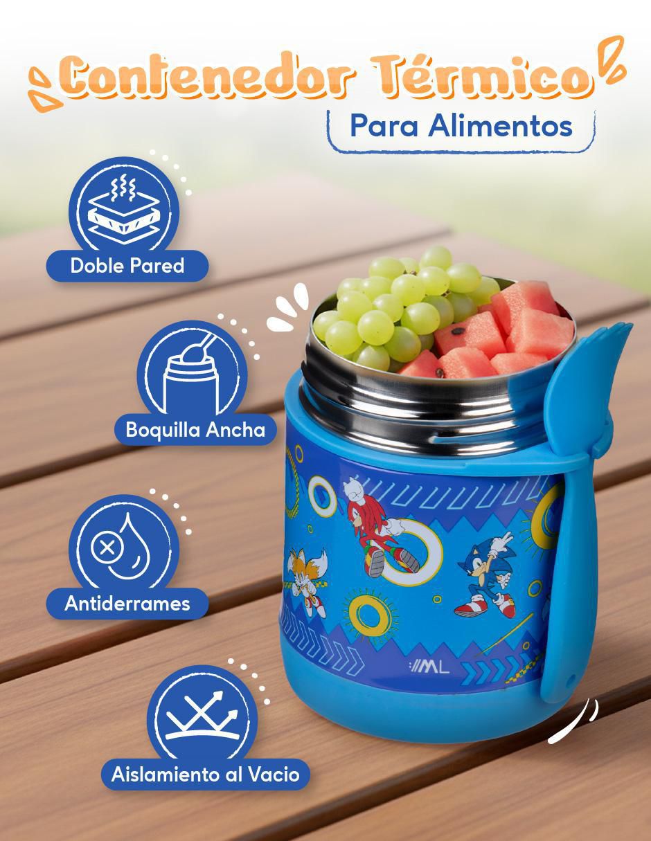 Contenedor Sonic de acero inoxidable 2 piezas 3