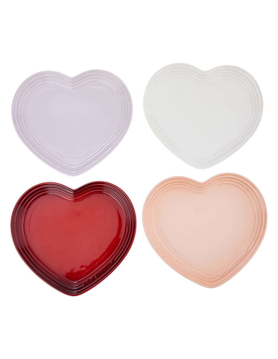 Set platos Valentine´s de cerámica 4 piezas Set platos Valentine´s de cerámica 4 piezas