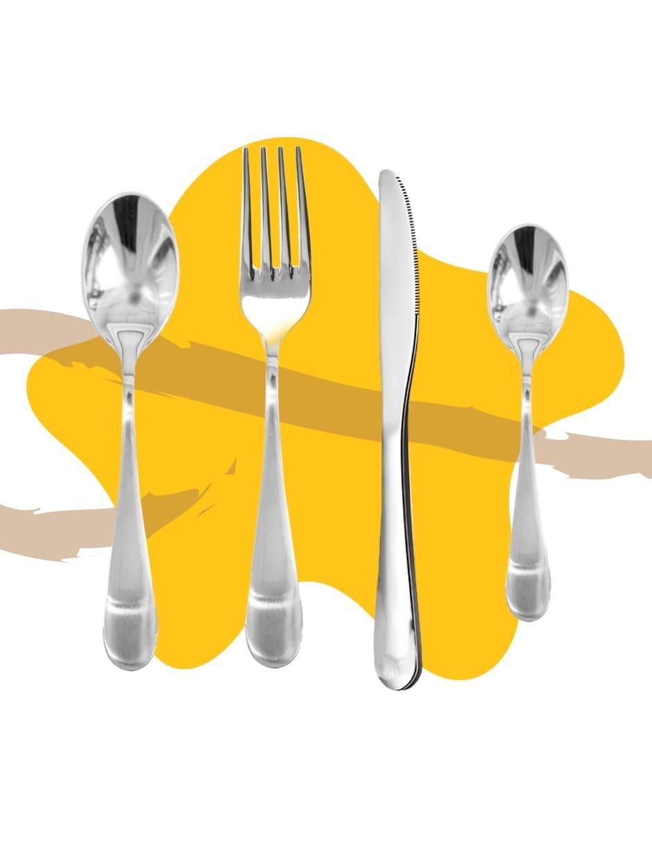 Set cubiertos de acero inoxidable 25 piezas