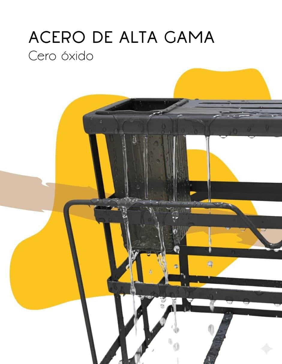 Escurridor de trastes/biberones de acero 4