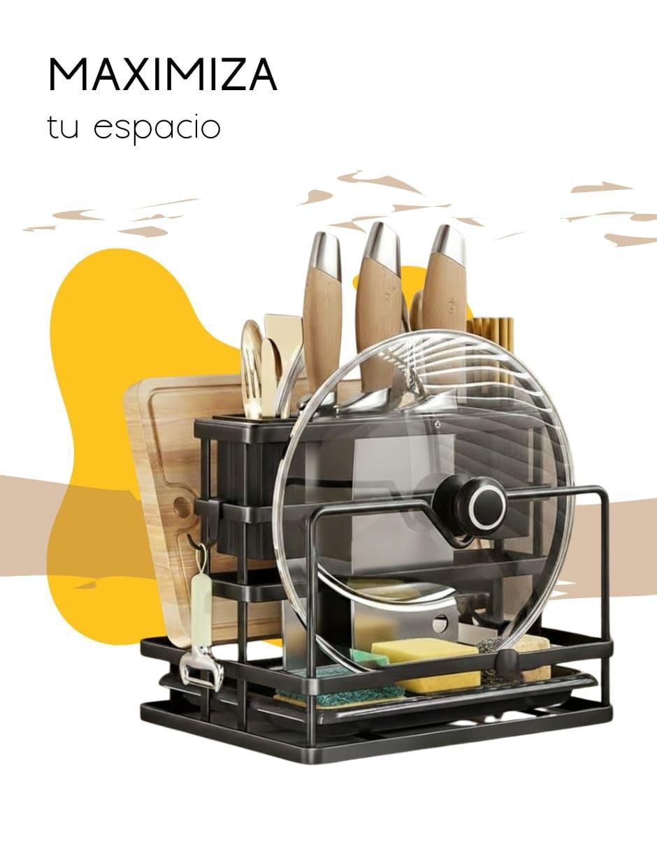 Escurridor de trastes/biberones de acero 6