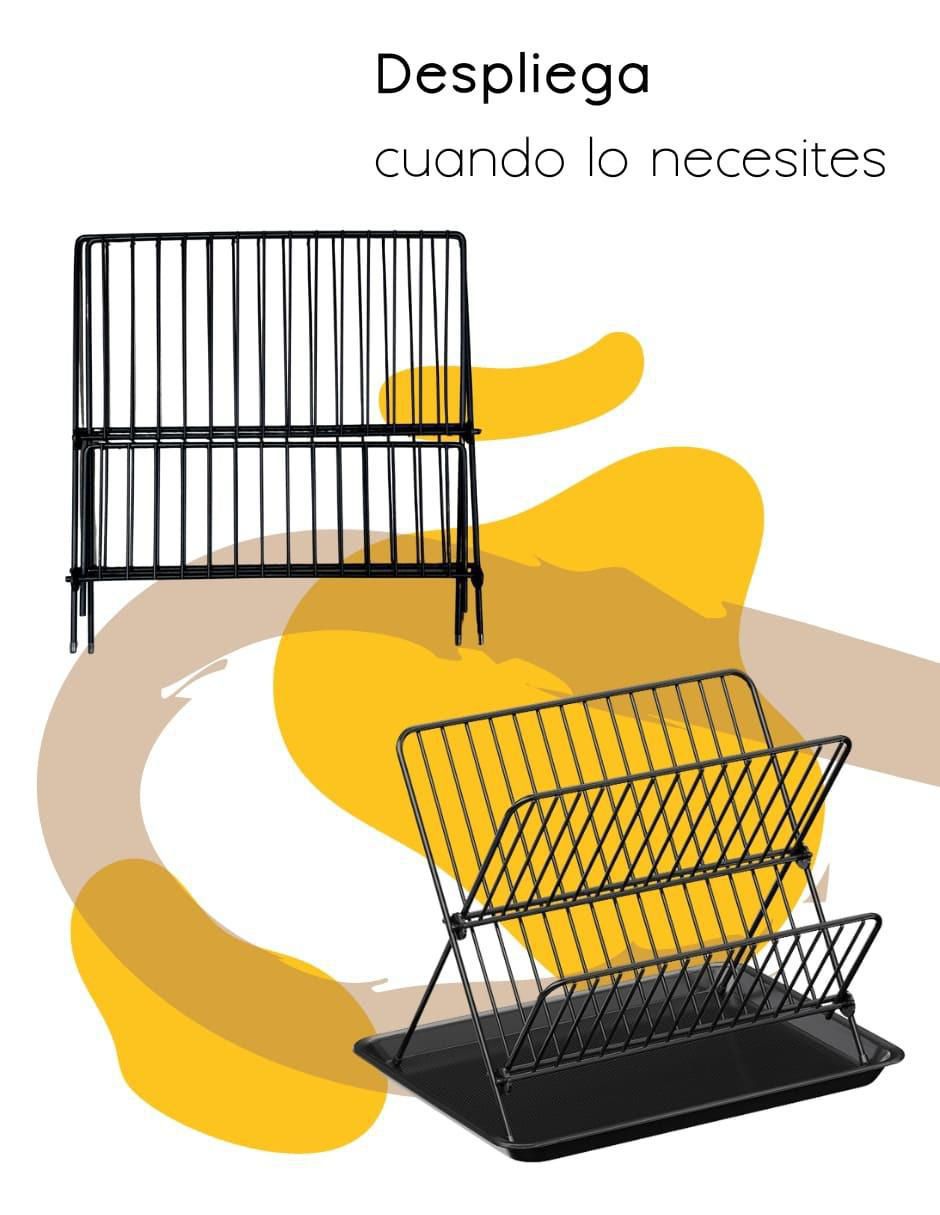 Escurridor de trastes/biberones de acero 2