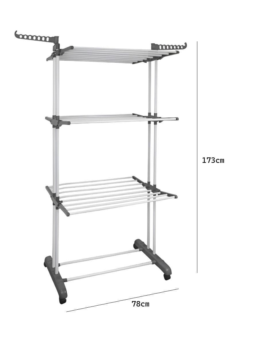 Tendedero plegable de acero inoxidable 4
