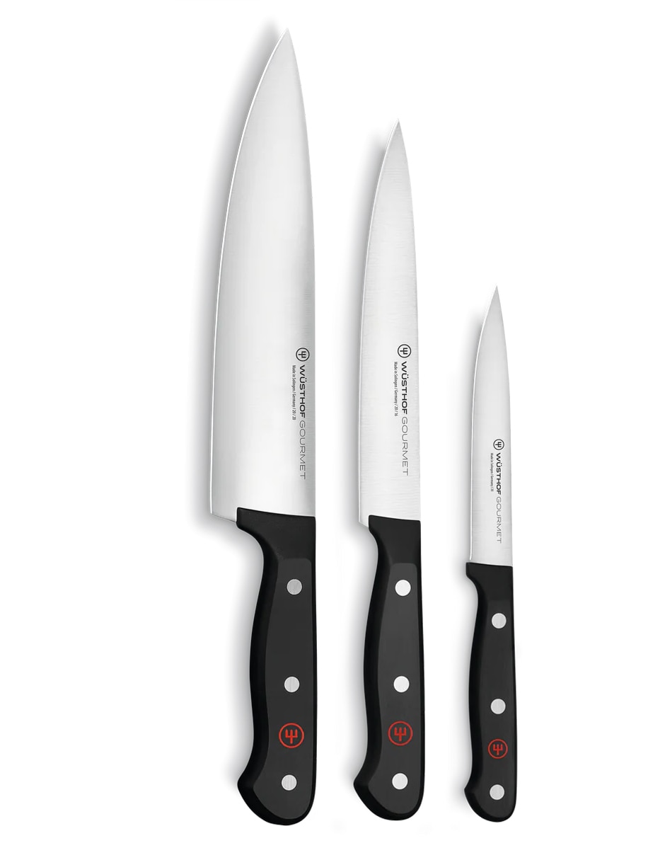 Set de cuchillos Gourmet 3 piezas