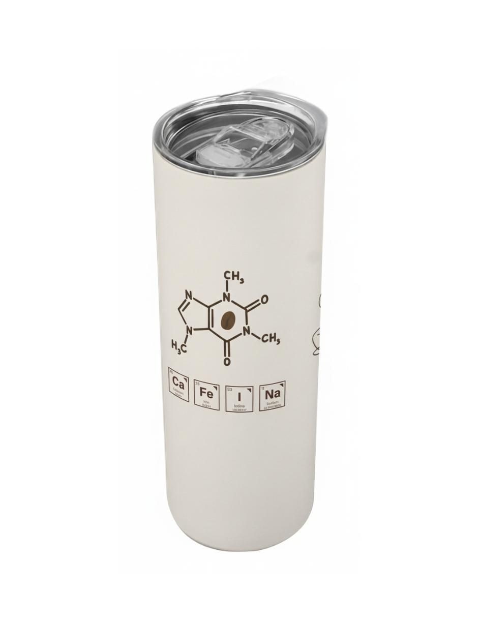 Termo de acero inoxidable con tapa a presión 590 ml