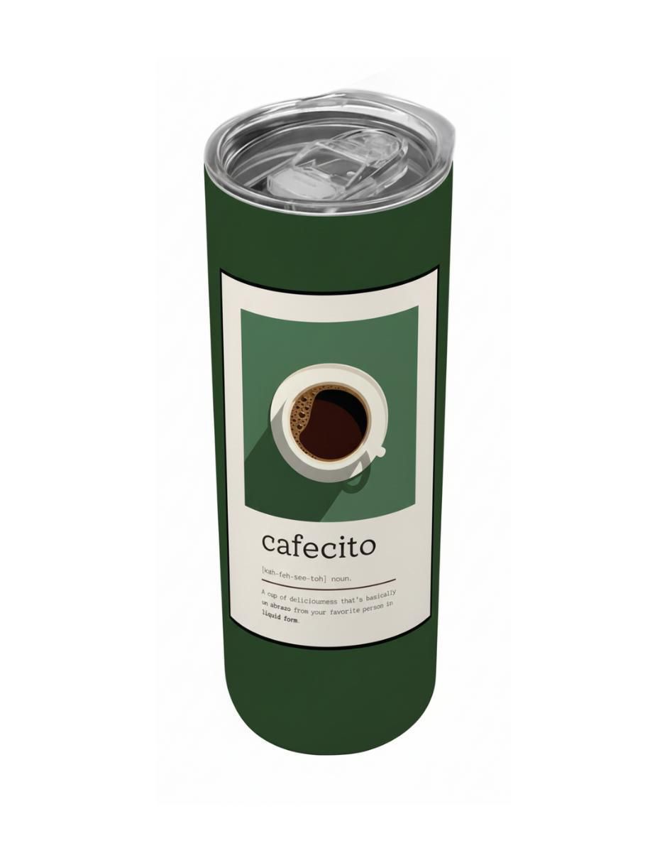 Termo de acero inoxidable con tapa a presión 590 ml