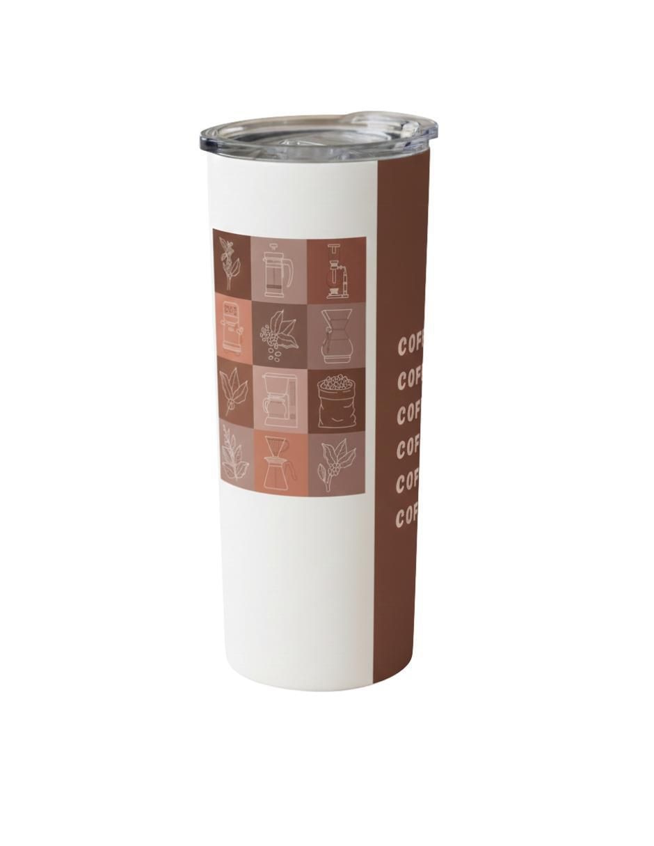 Termo de acero inoxidable con tapa a presión 590 ml