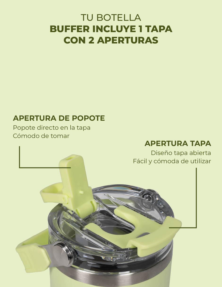 Termo buffer "de" acero inoxidable cuzcox2 "con tapa" rosca 900 ml