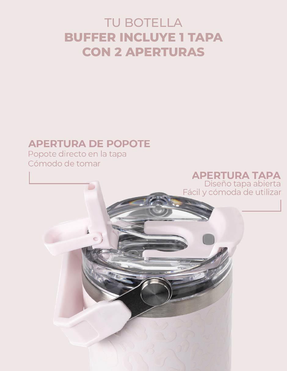 Set termo de acero inoxidable Cuzco con tapa rosca 4