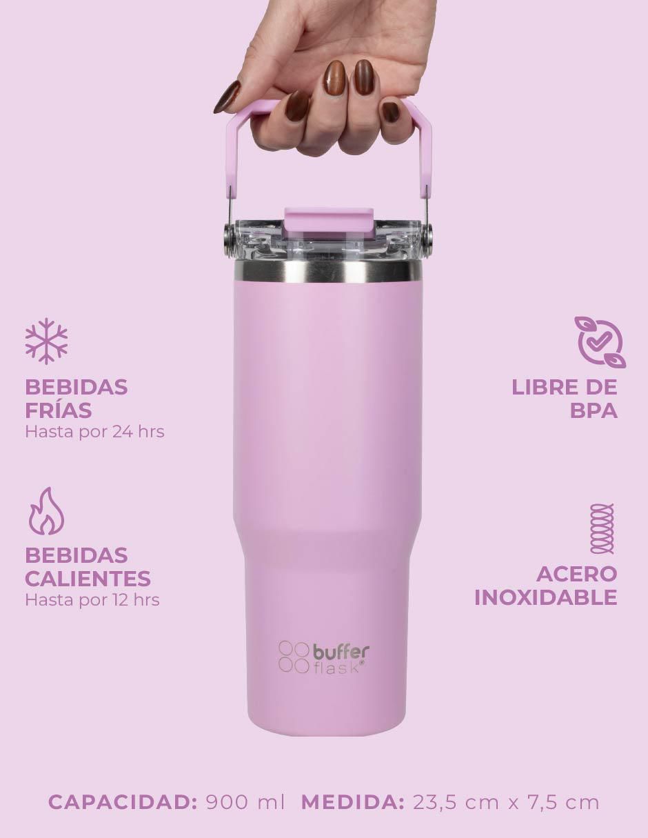 Set termo de acero inoxidable Cuzco con tapa rosca 7