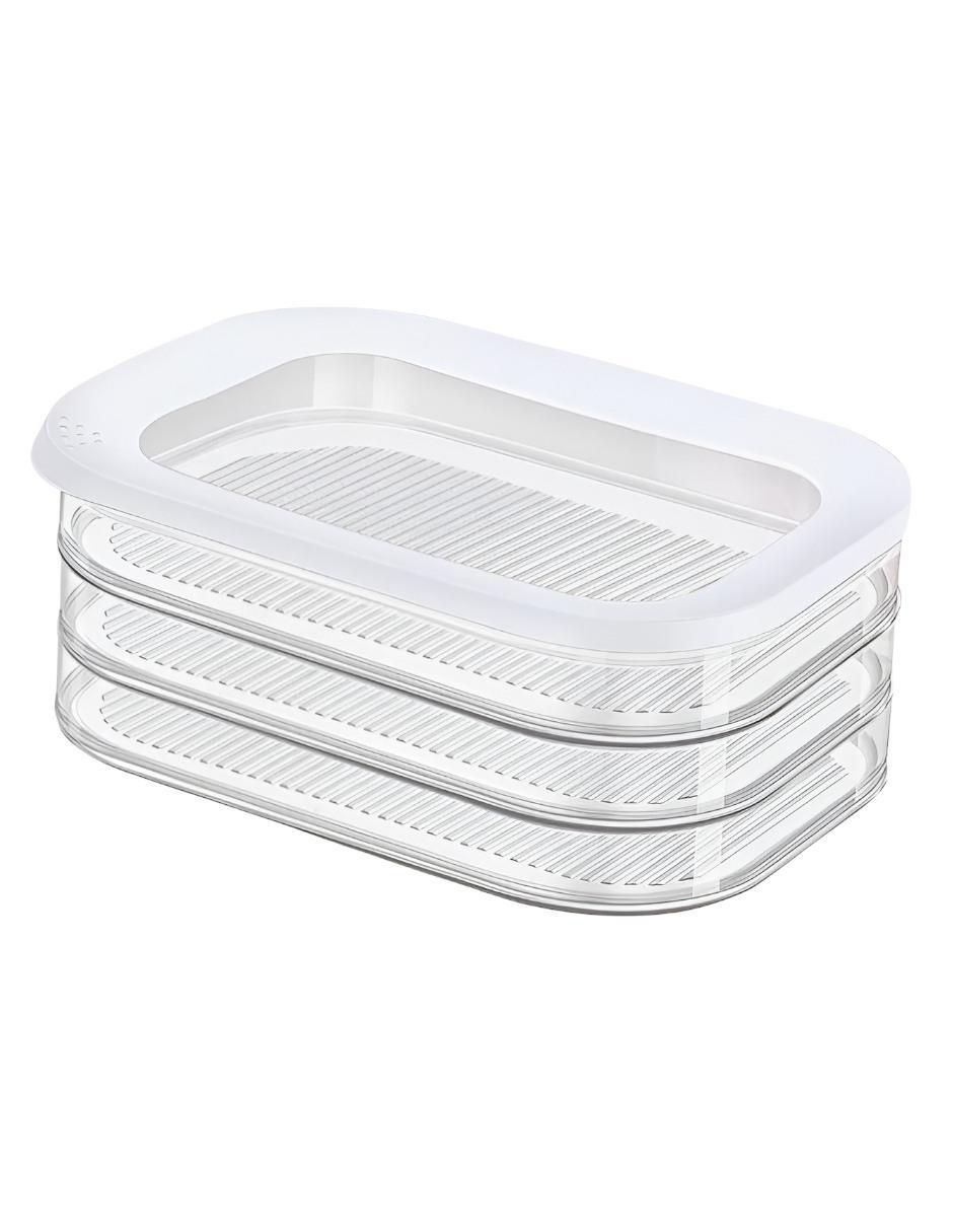 Organizador para refrigerador de plástico