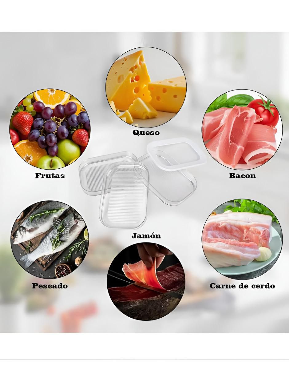 Organizador para refrigerador de plástico 2