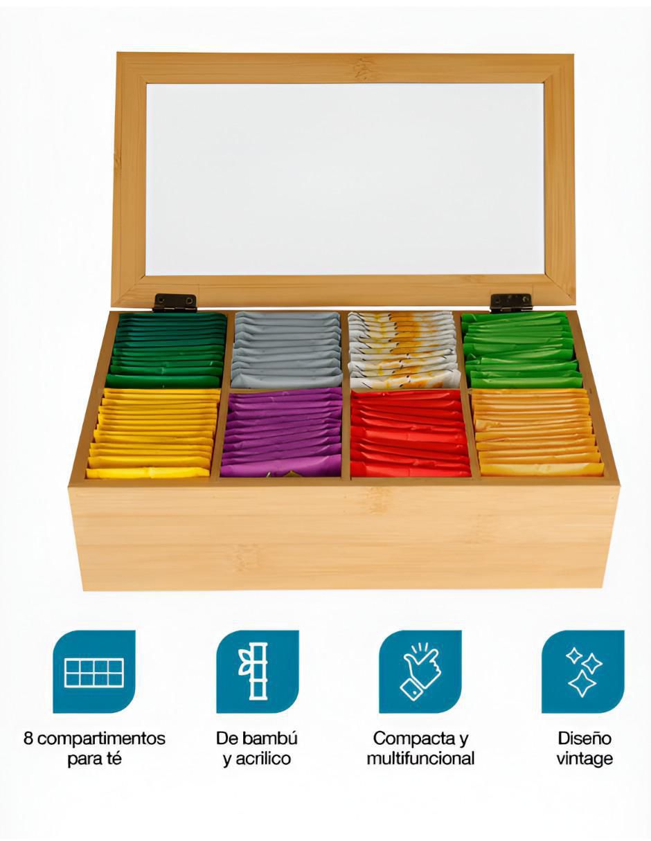 Caja para té rectangular 2
