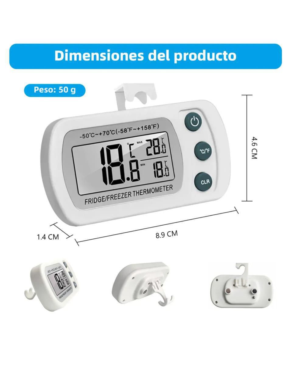 Termómetro digital para áreas múltiples 5
