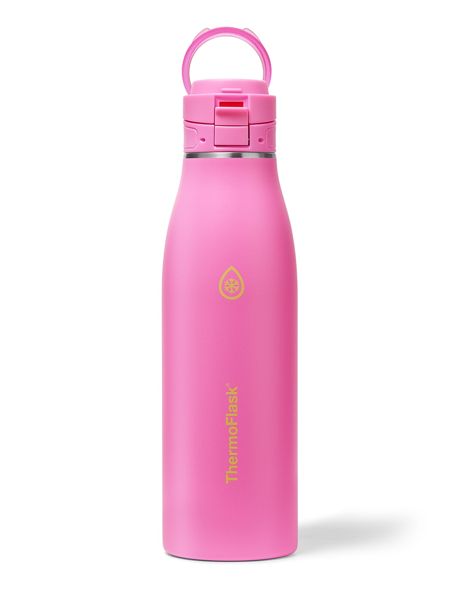 Termo de acero inoxidable traveler 25 oz con tapa push pull 750 ml