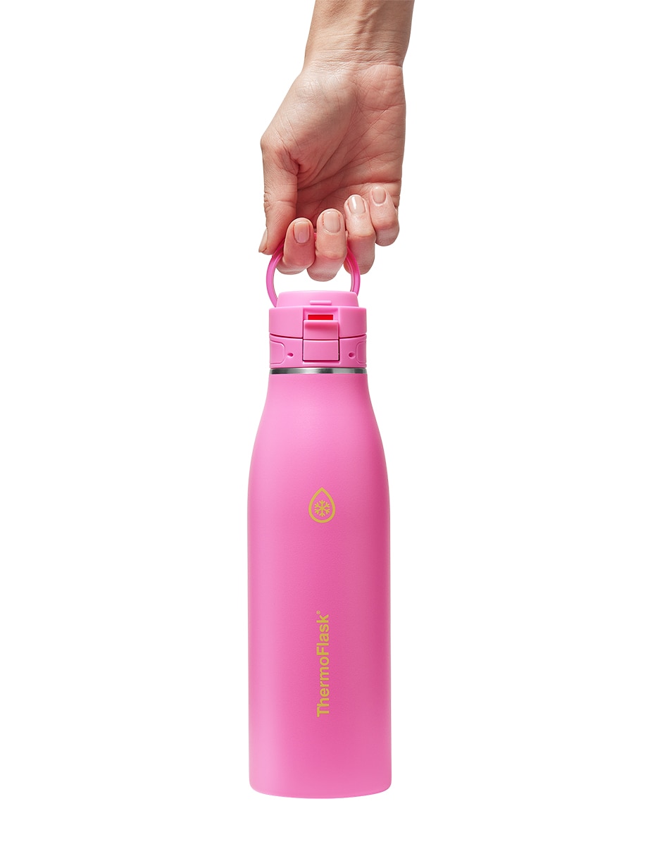 Termo de acero inoxidable traveler 25 oz con tapa push pull 750 ml 8