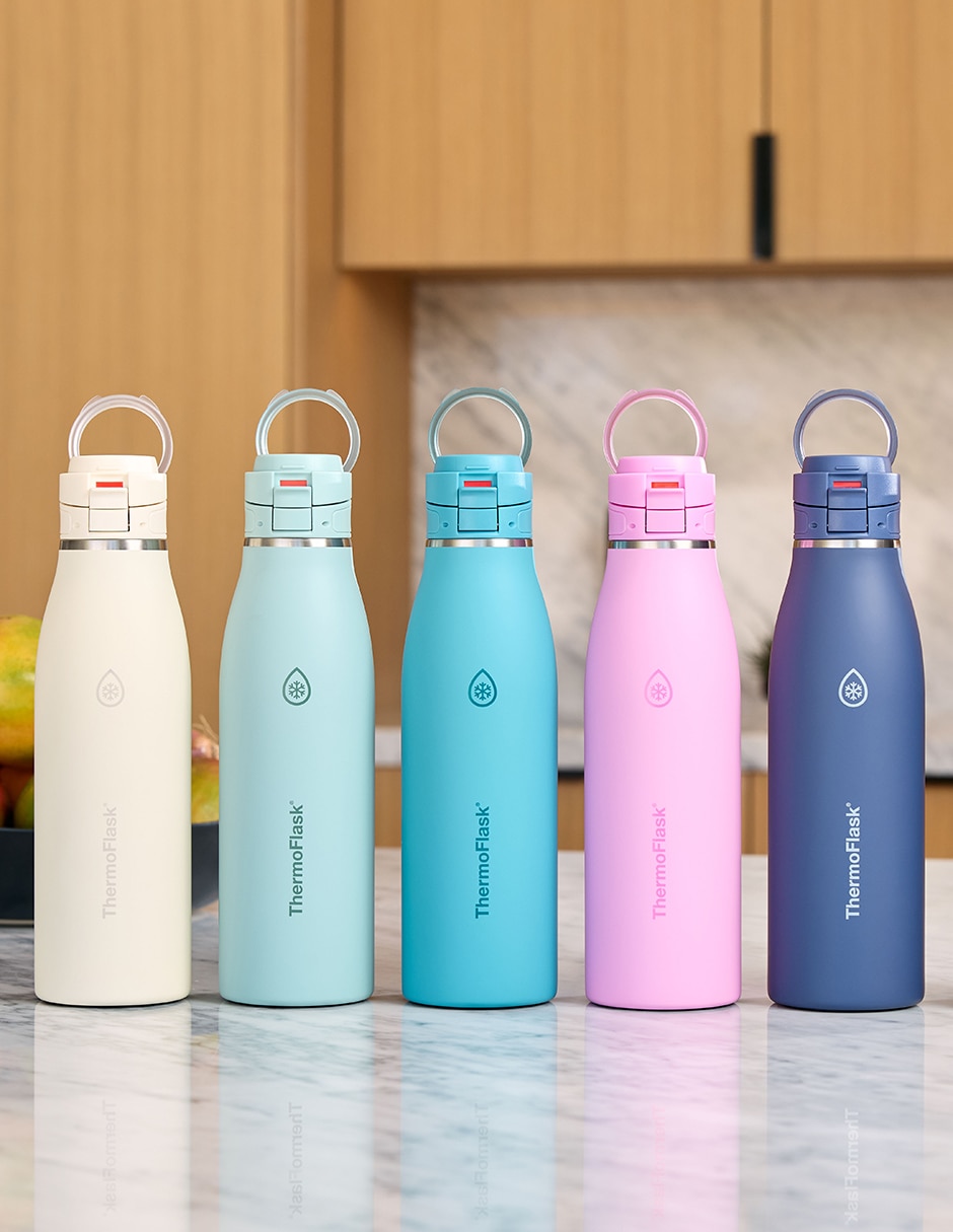 Termo de acero inoxidable Traveler Soft Touch con tapa push pull 750 ml 4