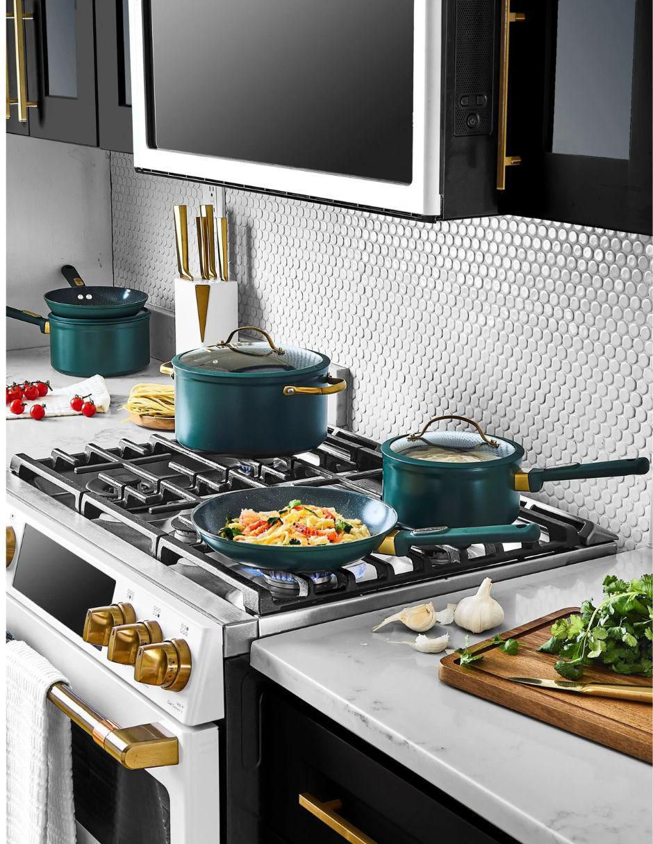 Batería de cocina de aluminio antiadherente sin PFOA 12 piezas 3