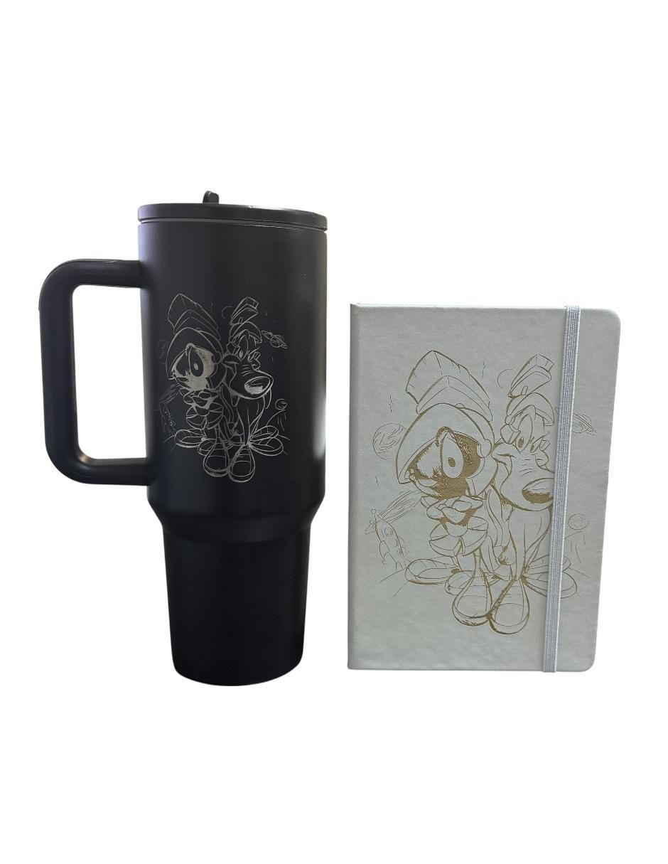 Set termo de acero inoxidable Marvin con tapa rosca 1.2 l Set termo de acero inoxidable Marvin con tapa rosca 1.2 l