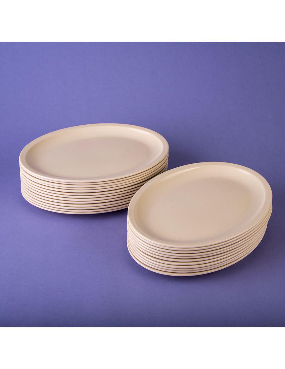 Set platos de melamina 24 piezas 3