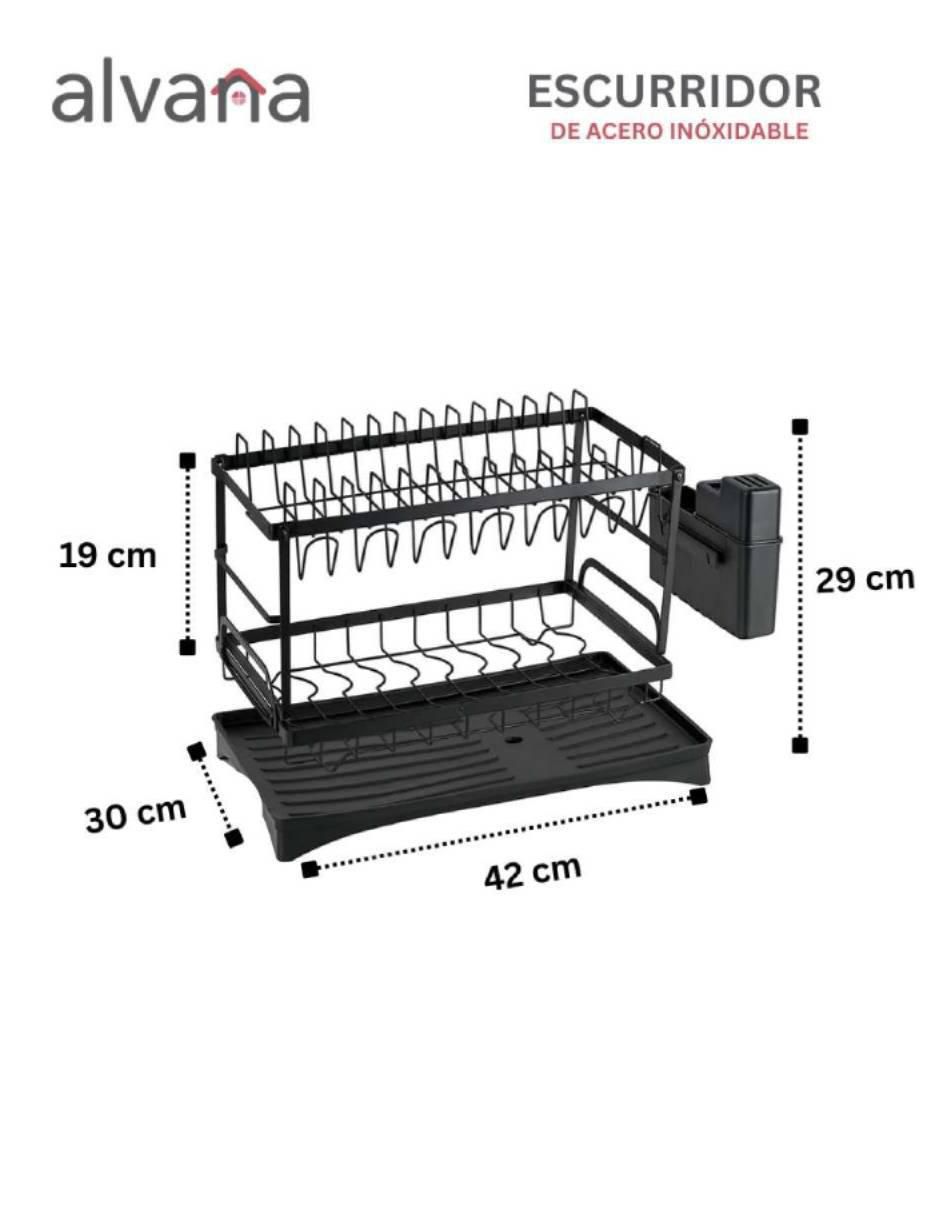Escurridor de trastes/biberones Escurridor de acero inoxidable 7