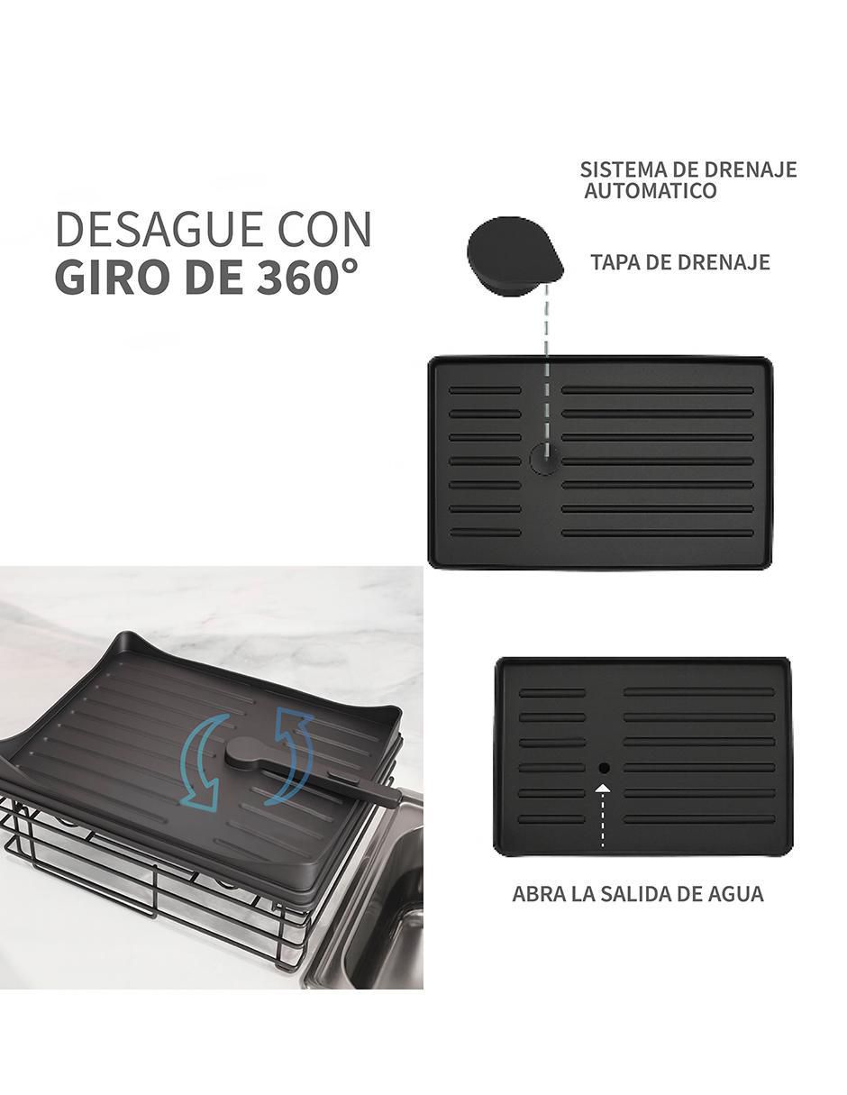 Escurridor de trastes/biberones Escurridor de acero inoxidable 6