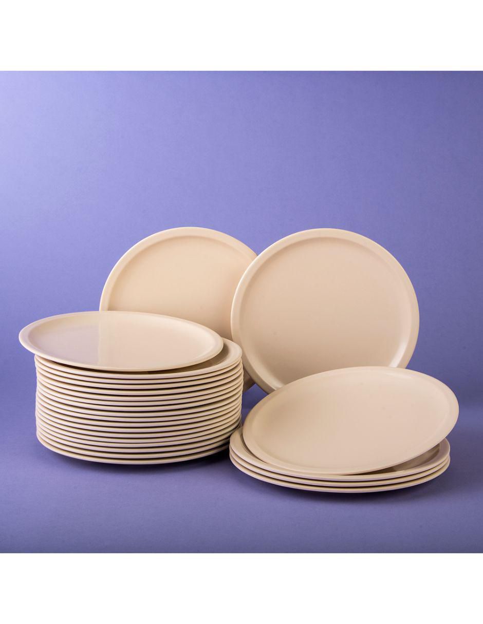 Set platos de melamina 24 piezas 4