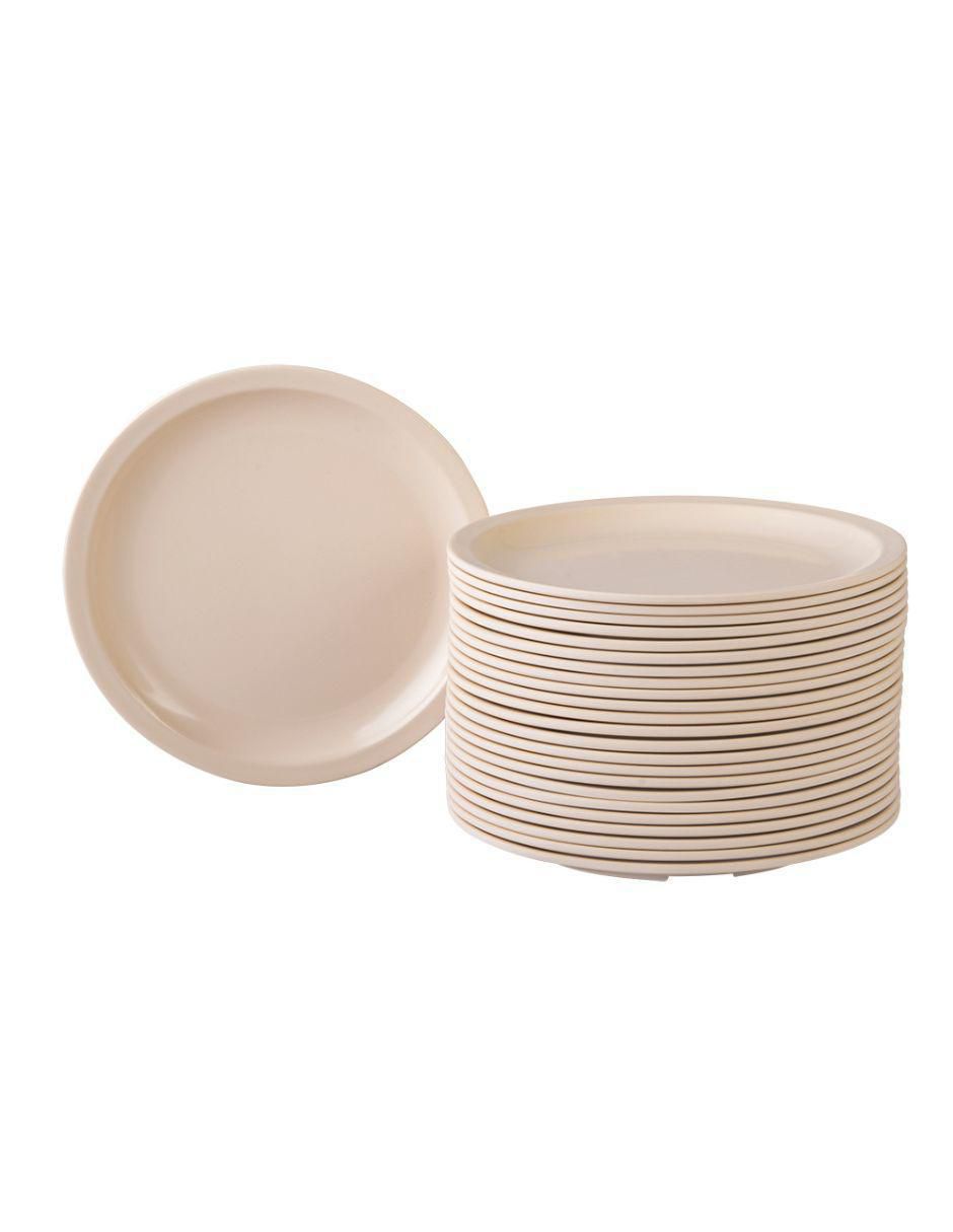 Set platos de melamina 24 piezas