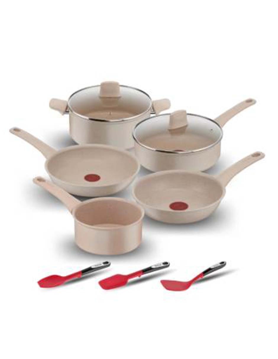 Batería de cocina Delight 2.0 de aluminio antiadherente minerales naturales 10 piezas