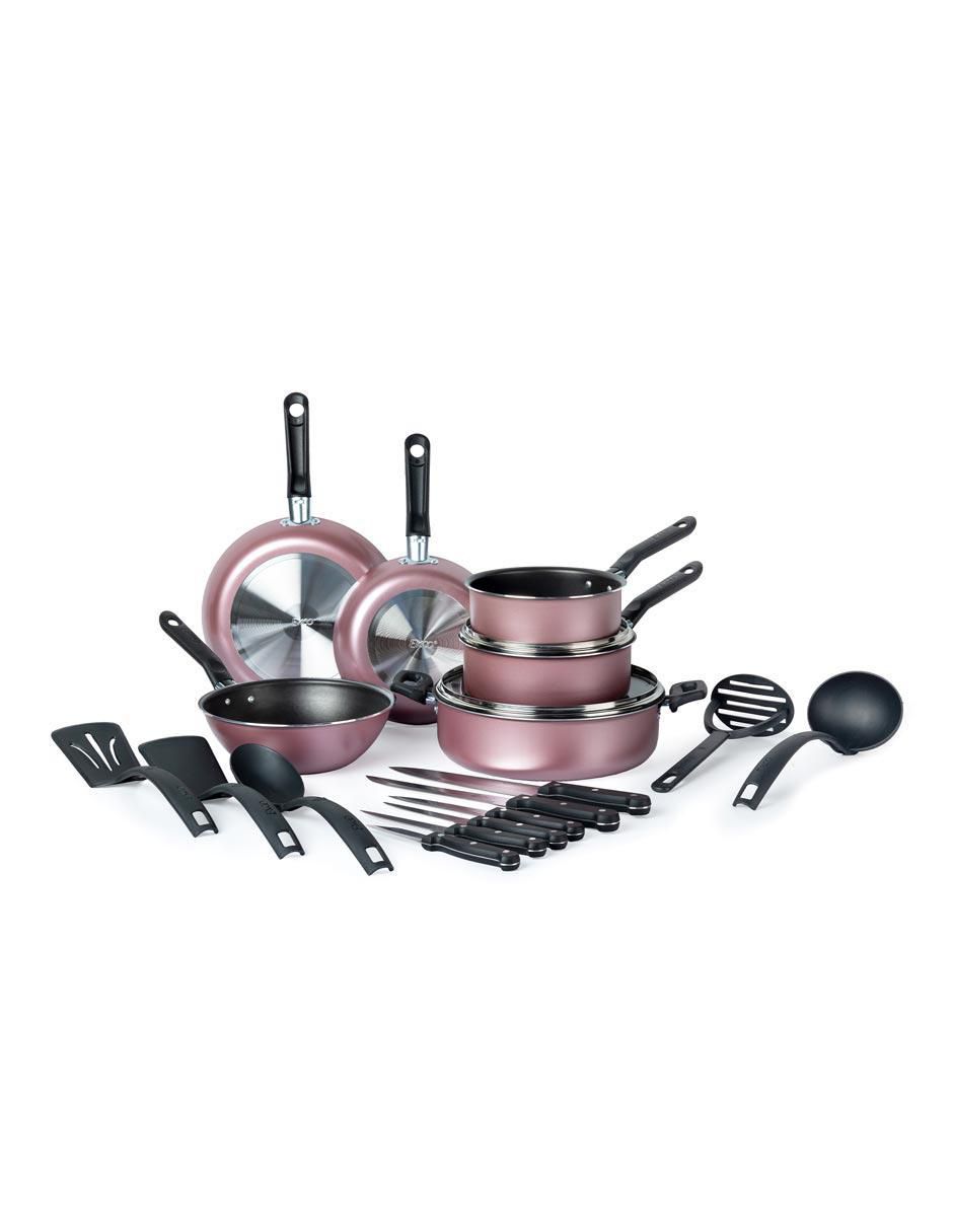 Batería de cocina Serum de aluminio antiadherente convencional 19 piezas 4