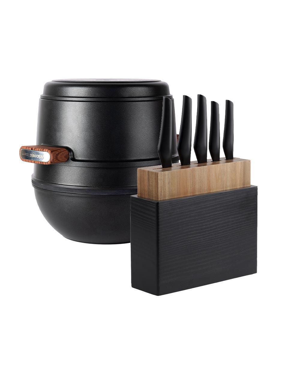 Batería de cocina Totem de aluminio antiadherente cerámica 18 piezas 2