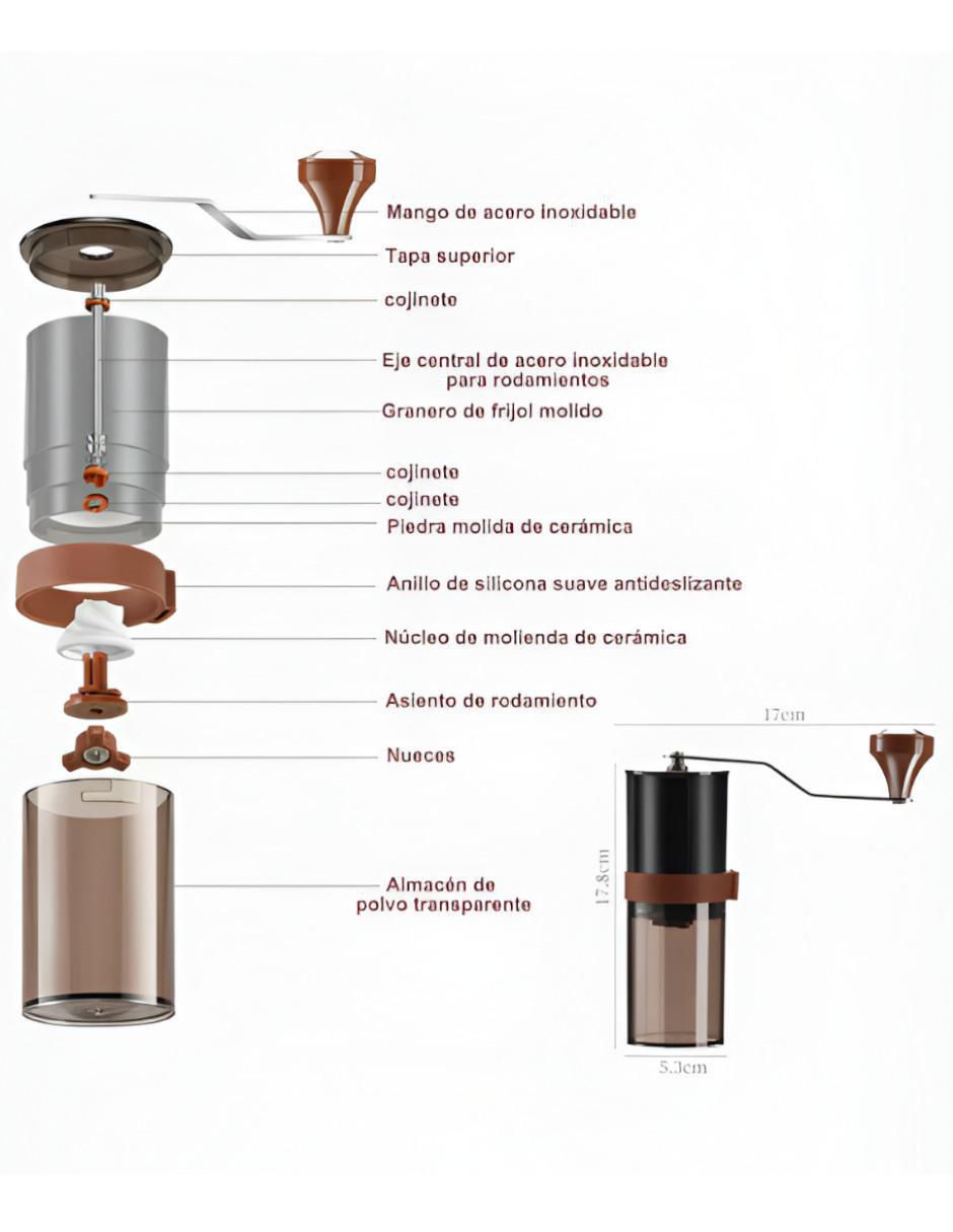 Molino para café de cerámica 3