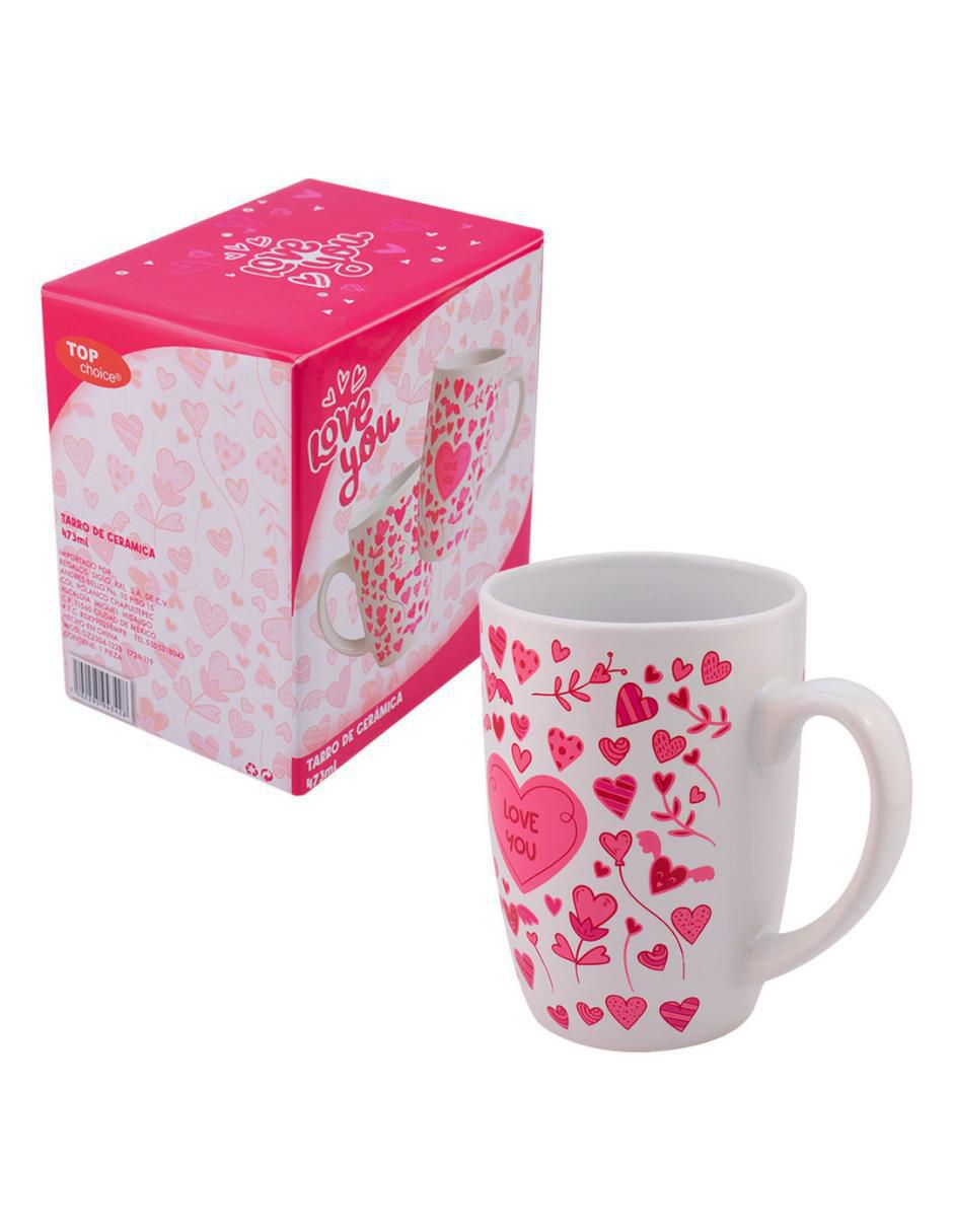 Taza té San Valentín Love 3