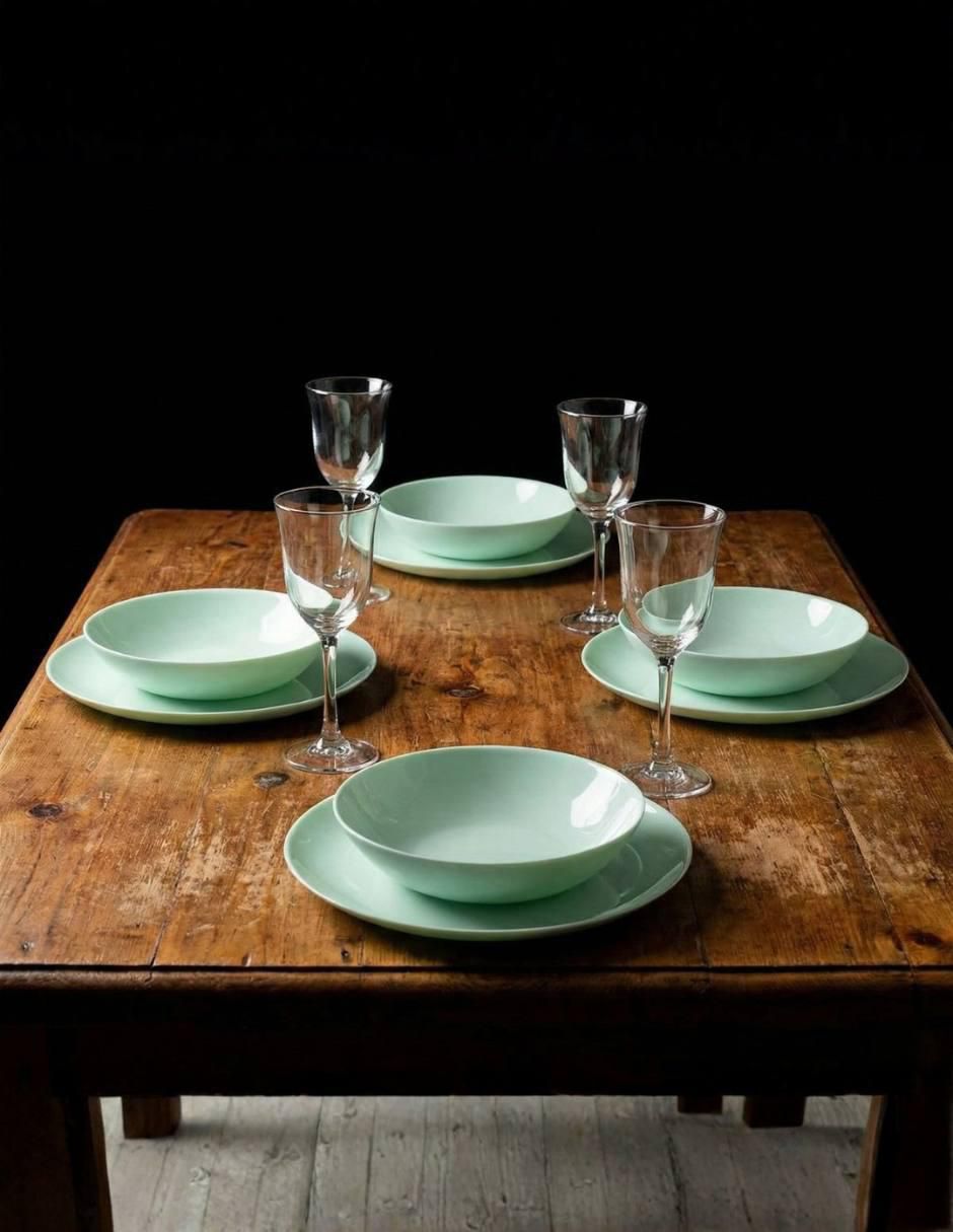 Vajilla cerrada Diwali de stoneware para 4 personas 4