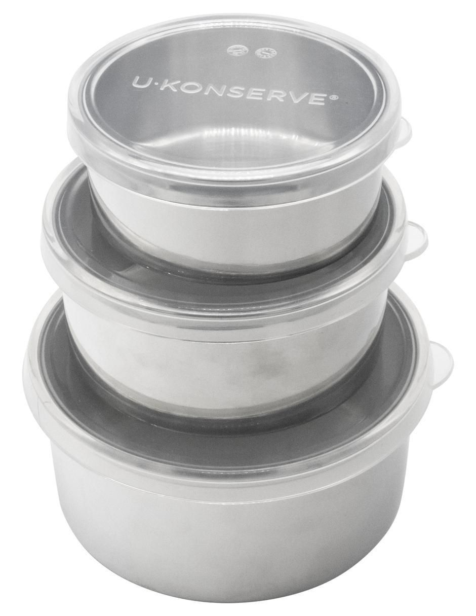 Set contenedores U.Konserve de acero 3 piezas 3