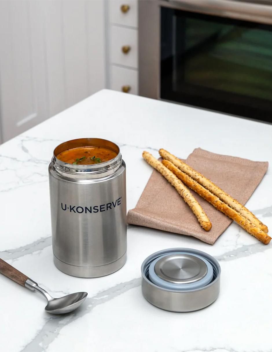 Contenedor Food Jar de acero con plástico