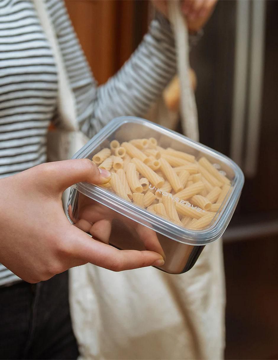Contenedor Food Storage de acero con plástico 5