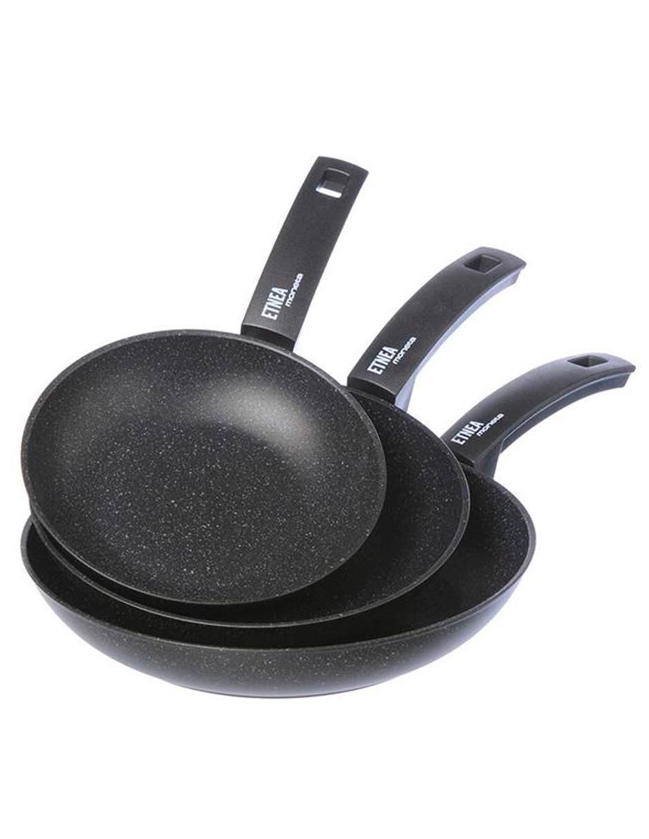 Set de sartenes Etnea de aluminio forjado 3 piezas Set de sartenes Etnea de aluminio forjado 3 piezas