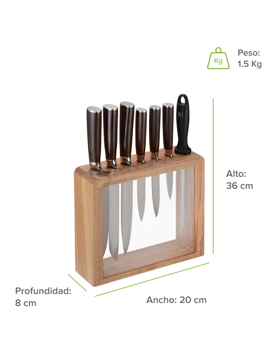 Set de cuchillos 7 piezas 6
