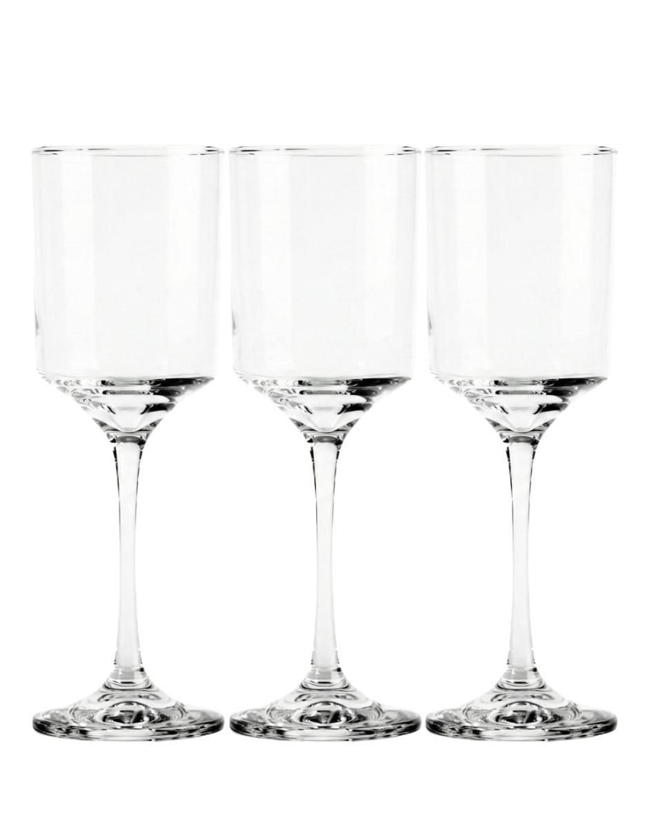 Set de copas para vino Rio de vidrio 3 piezas Set de copas para vino Rio de vidrio 3 piezas