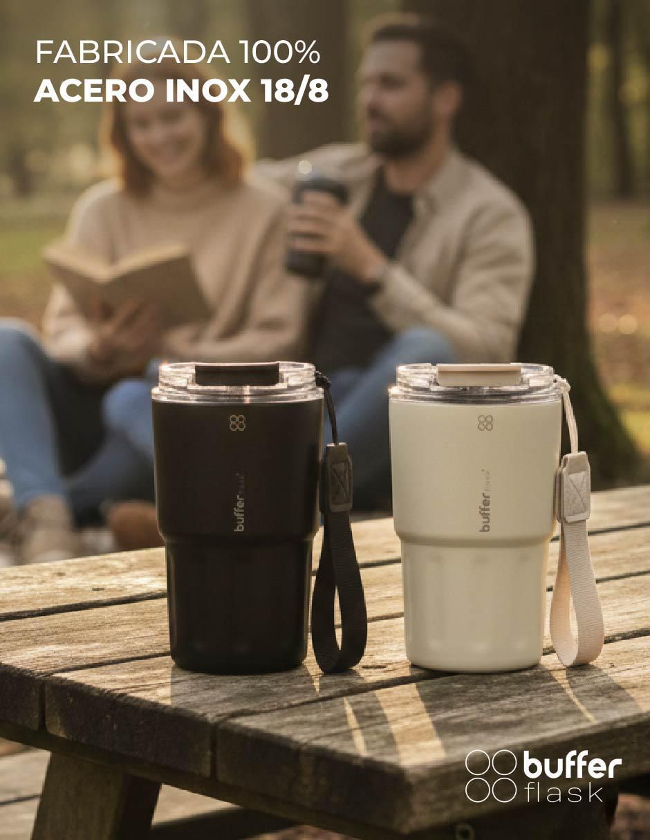 Set termo de acero inoxidable Montana con tapa rosca 4