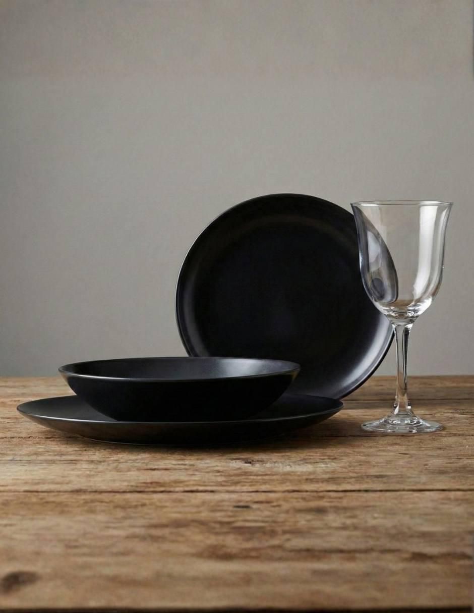 Vajilla cerrada Diwali de stoneware para 4 personas 4